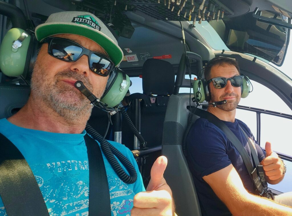 Helitrax team delivers H145 to Rotortrade