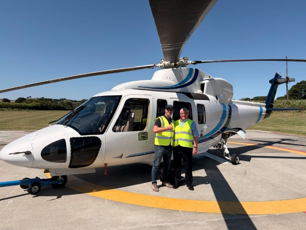 Helitrax’s Ian Garbett Renews Sikorsky S76 Type Rating
